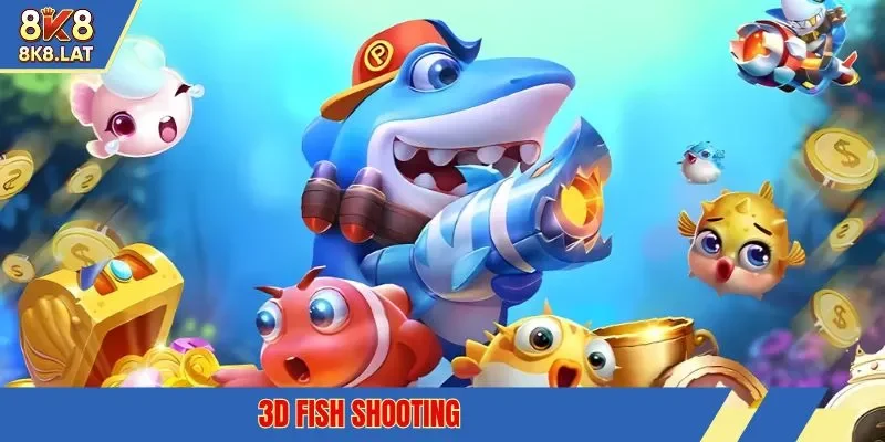 3d fish shooting