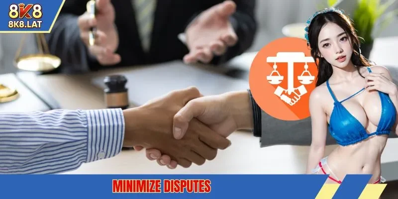 Minimize disputes