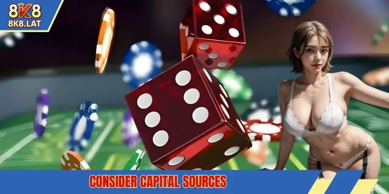 Consider capital sources