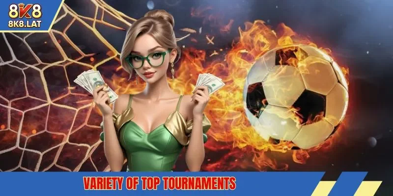 Variety of top tournaments